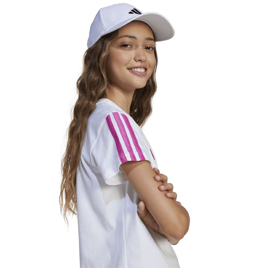 T-shirt manica corta 3 Stripes da bambina Adidas | JN6494X